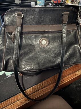 Mouflon Canadian Black and Brown Tote Bag